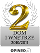 certyfikat dom i wnętrze 2010r