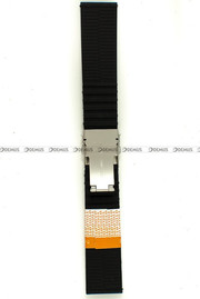 Pasek silikonowy Diloy do zegarka - SBR30.24.1 - 24 mm