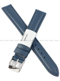 Pasek skórzany do zegarka - Rochet Miami 5411406ST - 14 mm - Niebieski