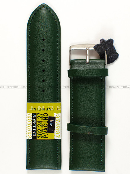 Pasek skórzany do zegarka - Diloy 302.24.27 - 24mm