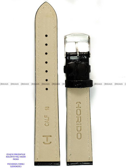 Pasek skórzany do zegarka - Horido 0119.01.22 - 22 mm
