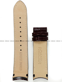 Pasek skórzany do zegarka Roamer 508837 41 85 05 - 22 mm - bez klamerki