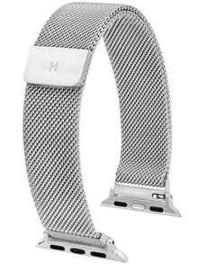 Bransoleta mesh z adapterem do Apple Watch - Hirsch Milanaise 30161434AD-2-20 - 20 mm - Zestaw