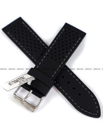 Pasek silikonowy do zegarka - Fluco 924NM-01/08-22 - 22 mm