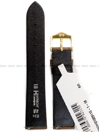 Pasek skórzany do zegarka - Hirsch Camelgrain M 01009115-1-18 - 18 mm