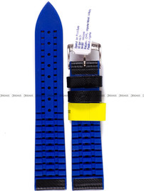 Pasek wodoodporny do zegarka - Morellato A01X4762797865CR20 - 20 mm czarny