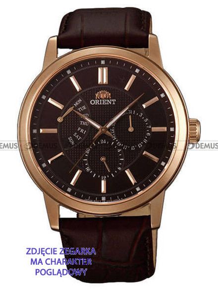 Pasek skórzany do zegarka Orient FEM7P006B9, FET0R003W0, FUU0A002T0, FUU0A002W0 - UDEUGRC - 22 mm