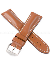 Pasek skórzany do zegarka - Hirsch Heavy Calf 01475070-2-24 - 24 mm - Zwężany