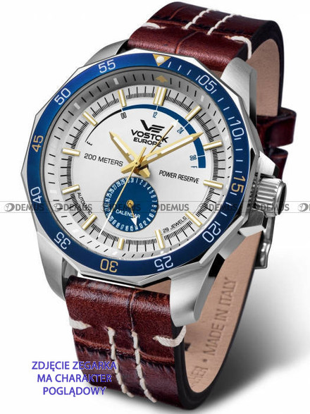 Pasek skórzany do zegarka Vostok Europe N-1 Rocket NE57-225A562 - 22 mm