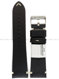Pasek skórzany do zegarka - Rochet Harrison 7442401ST13 - 24 mm - Czarny