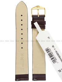 Pasek skórzany do zegarka - Hirsch Toronto 03702210-1-18 XL - 18 mm