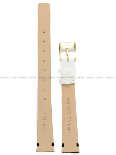 Pasek do zegarków Obaku V150L - V150LGIRW - 14 mm biały