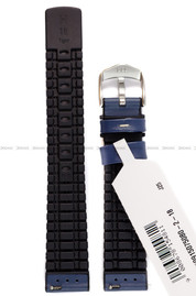 Pasek skórzano-kauczukowy do zegarka - Hirsch Tiger 0915075080-2-18 - 18 mm