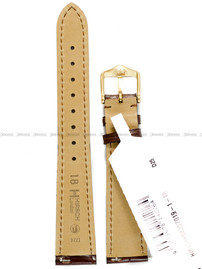 Pasek skórzany z aligatora do zegarka - Hirsch London 04307019-1-17 - 17 mm