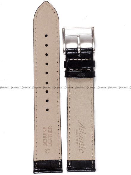 Pasek do zegarka skórzany Atlantic - PA ATL SKORA CZAR KROK-P 22SXL - 22 mm