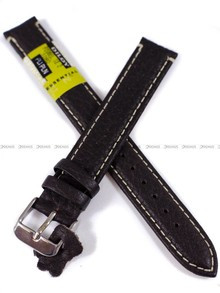 Pasek skórzany do zegarka - Diloy P206EL.16.2 - 16mm brązowy