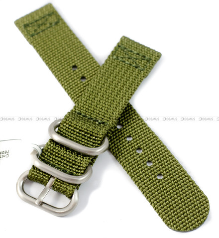 Pasek Bawełniany do zegarka - Fluco Cotton 760M-31-20 - 20 mm