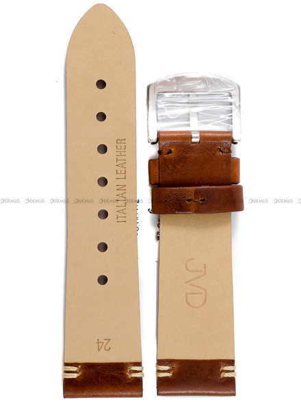 Pasek skórzany do zegarka - JVD R41802/24 - 24 mm