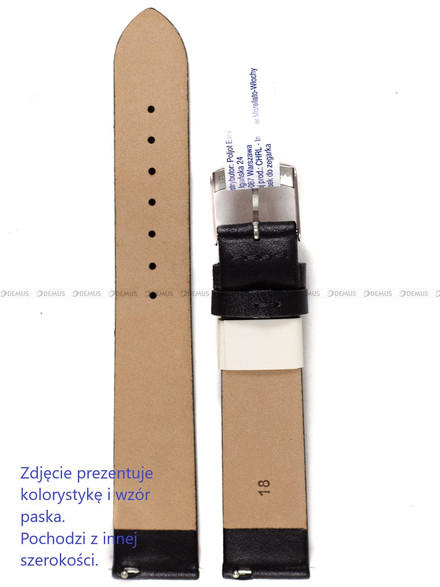 Pasek skórzany do zegarka - Morellato Sprint A01X2619875019CR12 - 12 mm
