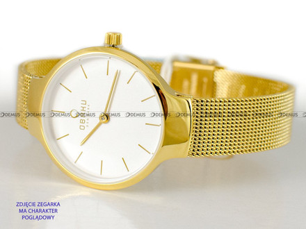 Bransoleta do zegarków Obaku V223L - V223LXGIMG - 12 mm