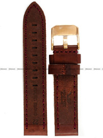 Pasek skórzany do zegarka Vostok Europe Almaz NH35A-320B679 - 22 mm