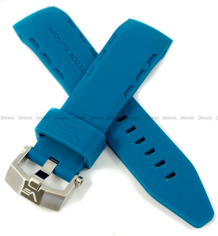 Pasek silikonowy do zegarka Vostok Lunokhod YM86-620A636 - 25 mm