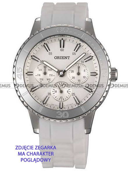 Pasek silikonowy do zegarka Orient FQC0T005W0, FUX02004W0 - VDEUVSW - 18 mm