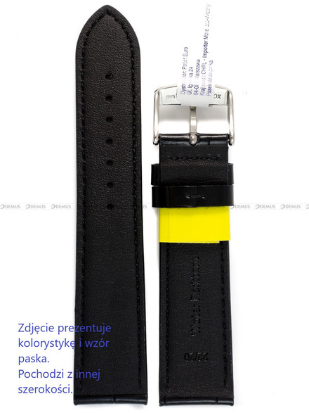 Wodoodporny Pasek skórzany do zegarka - Morellato A01X6081E32019CR20 - 20 mm