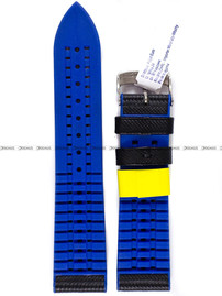 Pasek wodoodporny do zegarka - Morellato A01X4762797865CR22 - 22 mm czarny