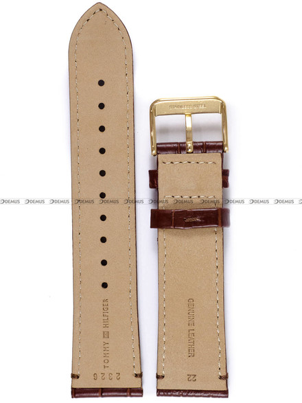 Pasek skórzany do zegarka Tommy Hilfiger 1710380 - 22 mm