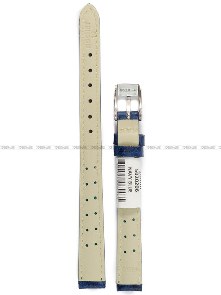 Pasek skórzany do zegarka - Rochet Buffalo 5020206  - 10 mm - Niebieski