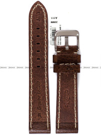 Pasek skórzany do zegarka - Chermond A111.20.3.22 - 20 mm
