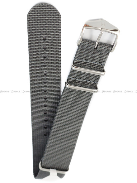Pasek Nato nylonowy do zegarka - Hirsch Rush Recycle 40506030-2-22 - 22 mm
