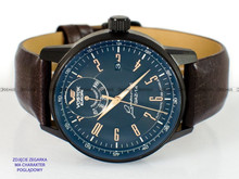 Pasek skórzany do zegarka Vostok Europe Limousine Gaz-14 YN85-560C520 - 22 mm