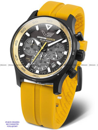 Żółty pasek silikonowy do zegarka Vostok Europe Expedition South Pole VR42-592C763 - 22 mm