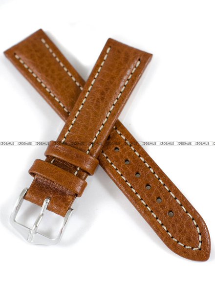 Pasek skórzany do zegarka - Hirsch Buffalo 11350275-2-18 - 18 mm