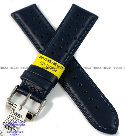 Pasek do zegarka skórzany - Morellato Linea Sport A01X5483237064CR20 - 20 mm