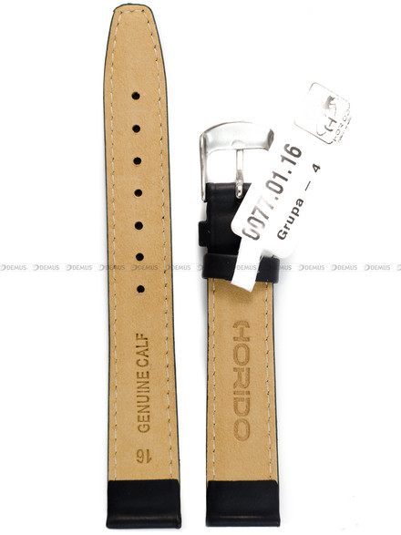 Pasek skórzany do zegarka - Horido 0077.01.16S - 16 mm