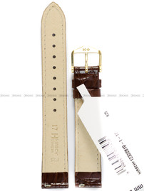 Pasek skórzany do zegarka - Hirsch Crocograin 12322810-1-17 - 17 mm