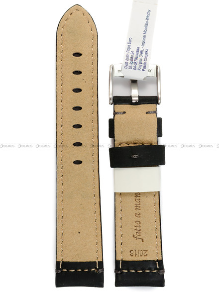 Pasek do zegarka skórzany - Morellato A01X6121D71019ST20 - 20 mm