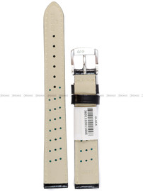 Pasek skórzany do zegarka - Rochet Yaounde 5190401 - 14 mm - Czarny