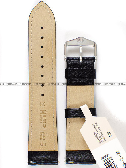 Pasek skórzany do zegarka - Hirsch Boston 01302050-2-22 - 22 mm