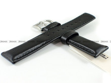 Pasek skórzany do zegarka - Hirsch Runner 04002050-2-20 - 20 mm czarny
