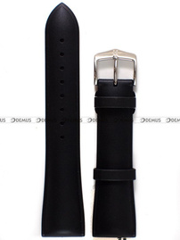 Pasek z naturalnego kauczuku do zegarka - Urbane 40448850-2-22 - 22 mm czarny
