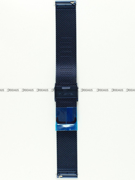 Bransoleta do zegarka Bisset - BBN.46.18 - 18 mm niebieski