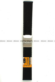 Pasek silikonowy Diloy do zegarka - SBR30.22.1 - 22 mm