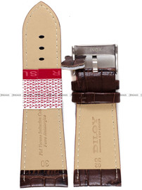 Pasek skórzany do zegarka - Diloy 368EA.30.2 - 30 mm