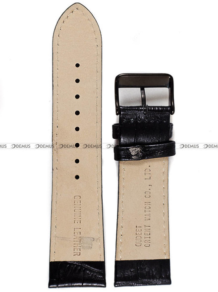 Pasek skórzany do zegarka Orient FERAP001B0, FERAP002W0 - UDEET0B - 25 mm