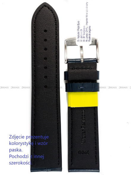 Wodoodporny Pasek skórzany do zegarka - Morellato A01X6081E32062CR20 - 20 mm