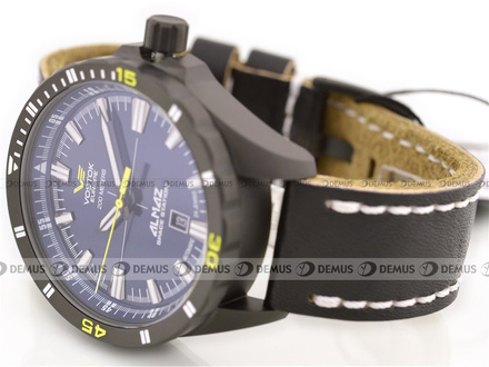 Pasek skórzany do zegarka Vostok Europe Almaz NH35A-320C257 - 22 mm